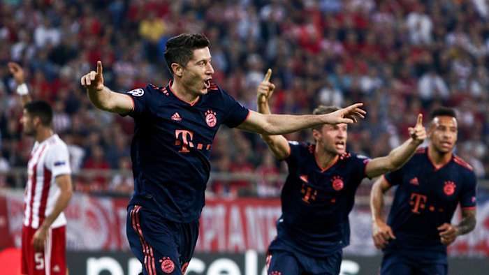 Robert Lewandowski is on fire for Bayern Munich